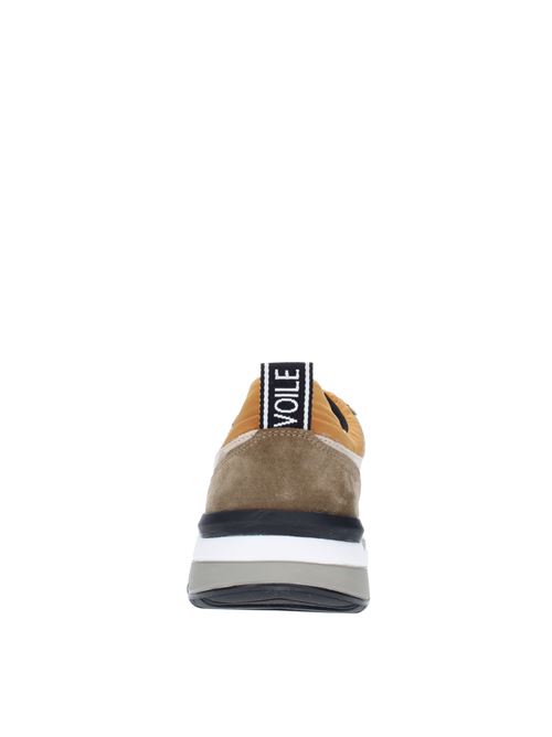 Sneakers VOILE BLANCHE modello JHIMMY in camoscio pelle e tessuto VOILE BLANCHE | JHIMMY 23D38